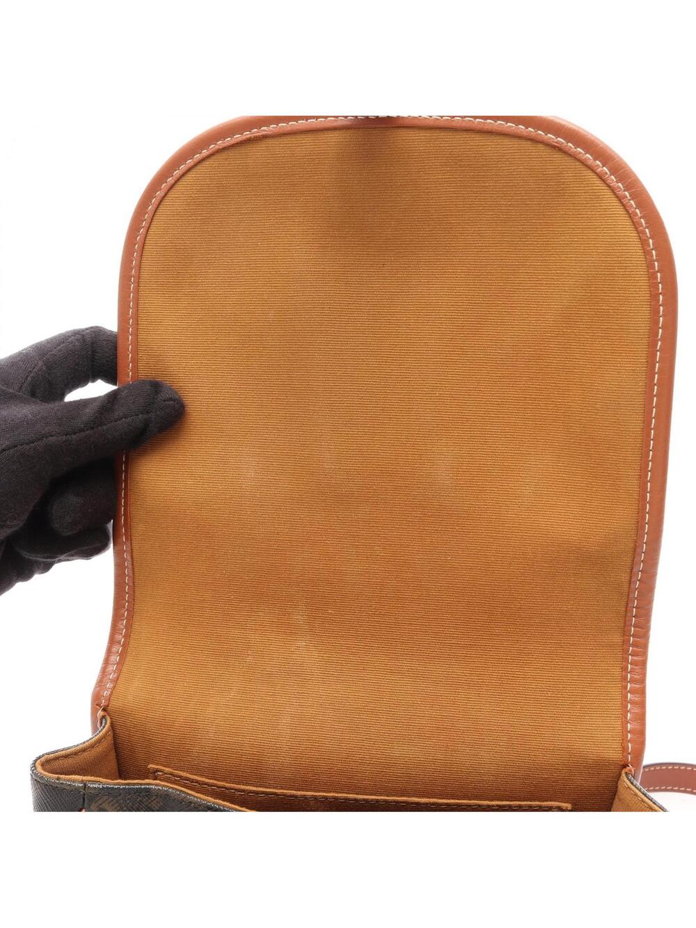 Celine Folco Medium Triomphe Shoulder #331154C14B - Picture 5 of 12